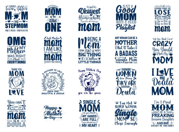 20 Mom Typographic SVG Bundle: A Designer’s Review